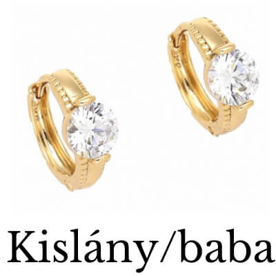 Kislány /baba fülbevalók